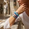 Bohemian Fish Shell Starfish Elastic Beaded Bracelet Set for Women Delicate Imitation Pearl Chain Bracelet Ocean Jewelry Gift