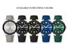 Curren 8465 Men's Casual Rubber Strap Calendar Watch