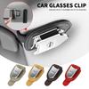 Multifunction Car Sun Visor Glasses Clip Leather Eyeglasses Clip For Nissan Nismo Tiida Teana Skyline Juke X-trail Almera Qashqa