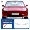 Pre-Cut Paint Protection Film for Tesla Model 3 Highland 2024 Car Clear PPF TPU Transparent Headlight Rearview Film Body Sticker