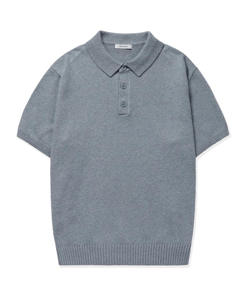 MANNERGRAM Upw Washable Cotton Polo Short Sleeve Knit - 5 Colors