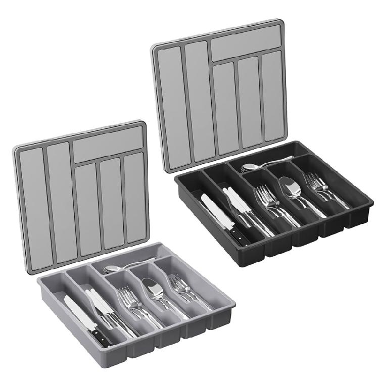Convenient Drawer Divider Kitchen Drawer Organizer for Spoons and Forks