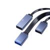 Biaz Type-C To USB 3.0 OTG Elbow Adapter and U Disk Splitter