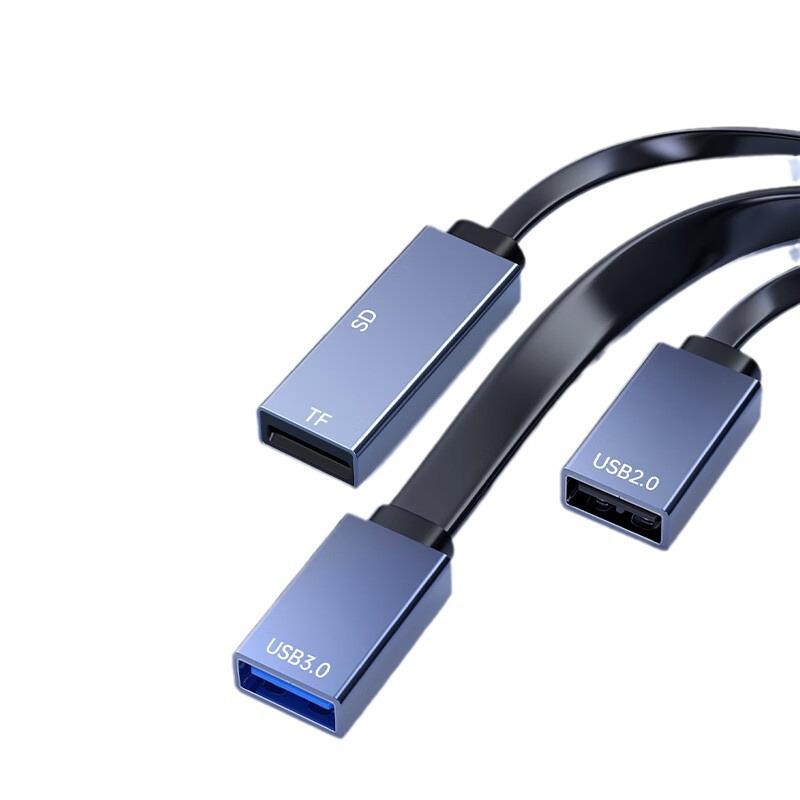 Biaz Type-C To USB 3.0 OTG Elbow Adapter and U Disk Splitter