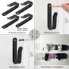 4 Ski-Snowboard-Wandhängeclips, Metall-Snowboard-Wandhängegestell mit Schrauben zur Präsentation, geeignet für Schlafzimmer, Garage, Innenlagerung