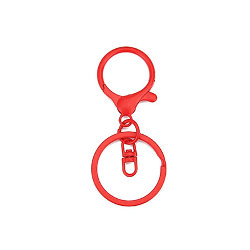 10pcs Metal Alloy Keychain Accessories Rotating Buckle Buckle Keyrings Key Chains Lobster Clasps Hooks Key Ring Jewelry Making