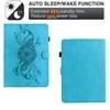 For Amazon Kindle Paperwhite 6 (2024) Case Mandala Imprinted Leather Tablet Cover with Card Slots