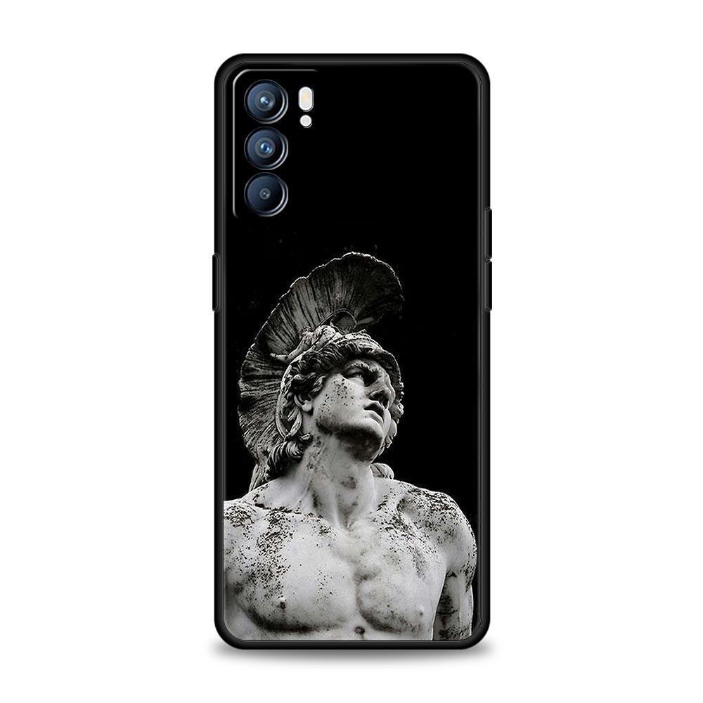 Ancient greek sculpture Phone Case For Oppo A54 A53 A52 A15 A95 A16 A78 A79 A80 A98 4G Find X5 X6 Reno10 12 13 F Pro 5G Cover
