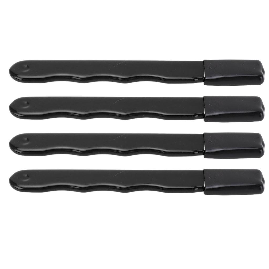 4Pcs Garden Tool Sharpener Mini Portable Cutter for Gardening Pruner Hedge Shears Scissors Black