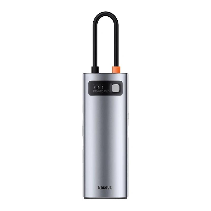 Adapter 7W1 Baseus Hub Usb-C Na 2X Usb 3.0 + Hdmi + Usb-C Pd