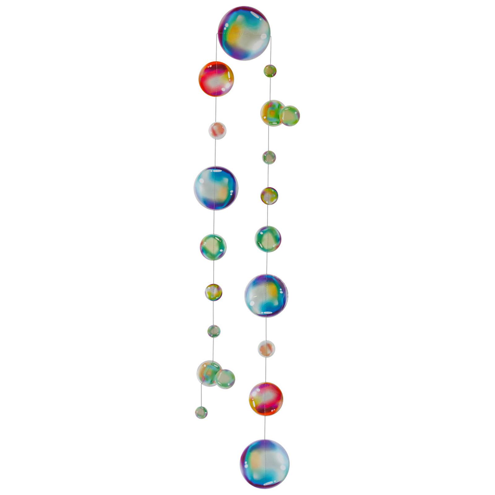 

2 шт. плоская подводная гирлянда из пузырей для Русалочки, декор для вечеринки, плавающая подвесная серпантина для бассейна, океана, детский день рождения, детский душ, день рождения, свадьба, ребенок One Size разноцветный