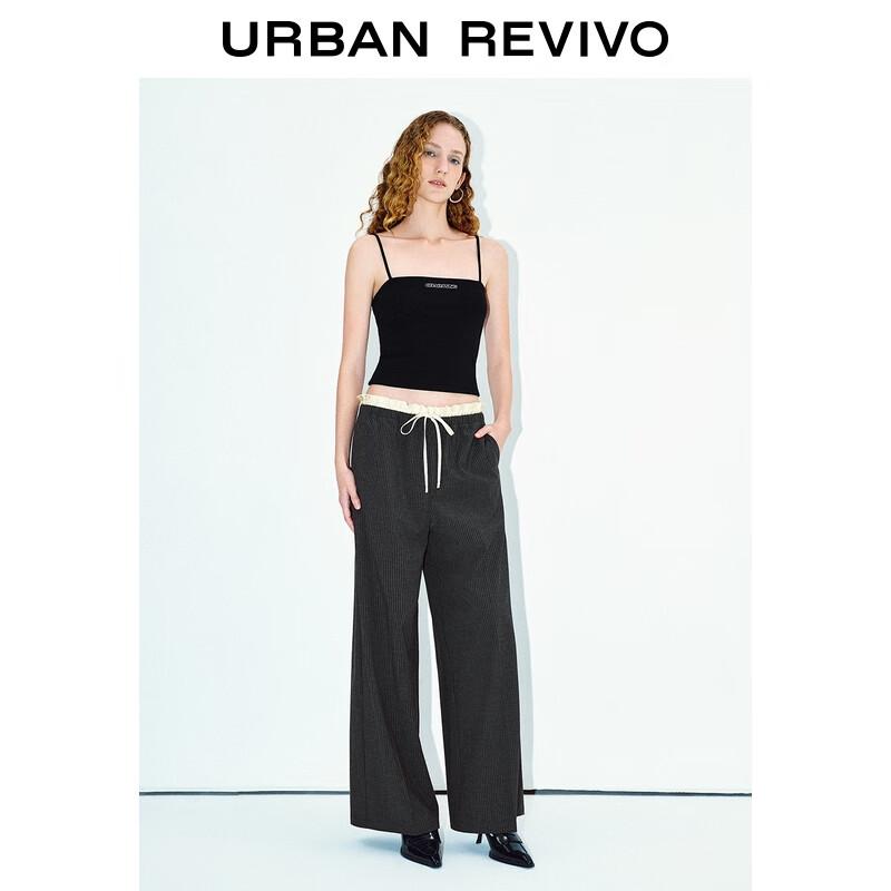 UR Women's Spliced Striped Straight-Leg Pants