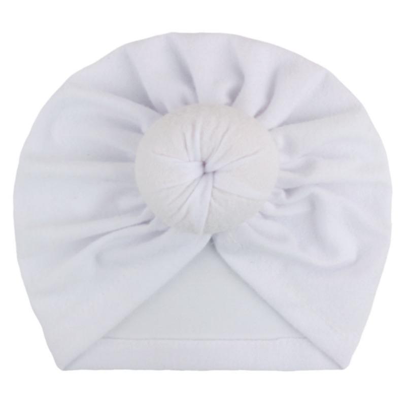 New Baby Products Children's Headscarf Hat Baby Solid Color Knotted Indian Pullover Hat Dome