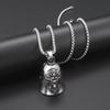Angel Ride Motorcycle Bell Pendant Biker Hip Hop Rock Metal Punk Ride Party Accessories Trend Amulet Jewelry Gift