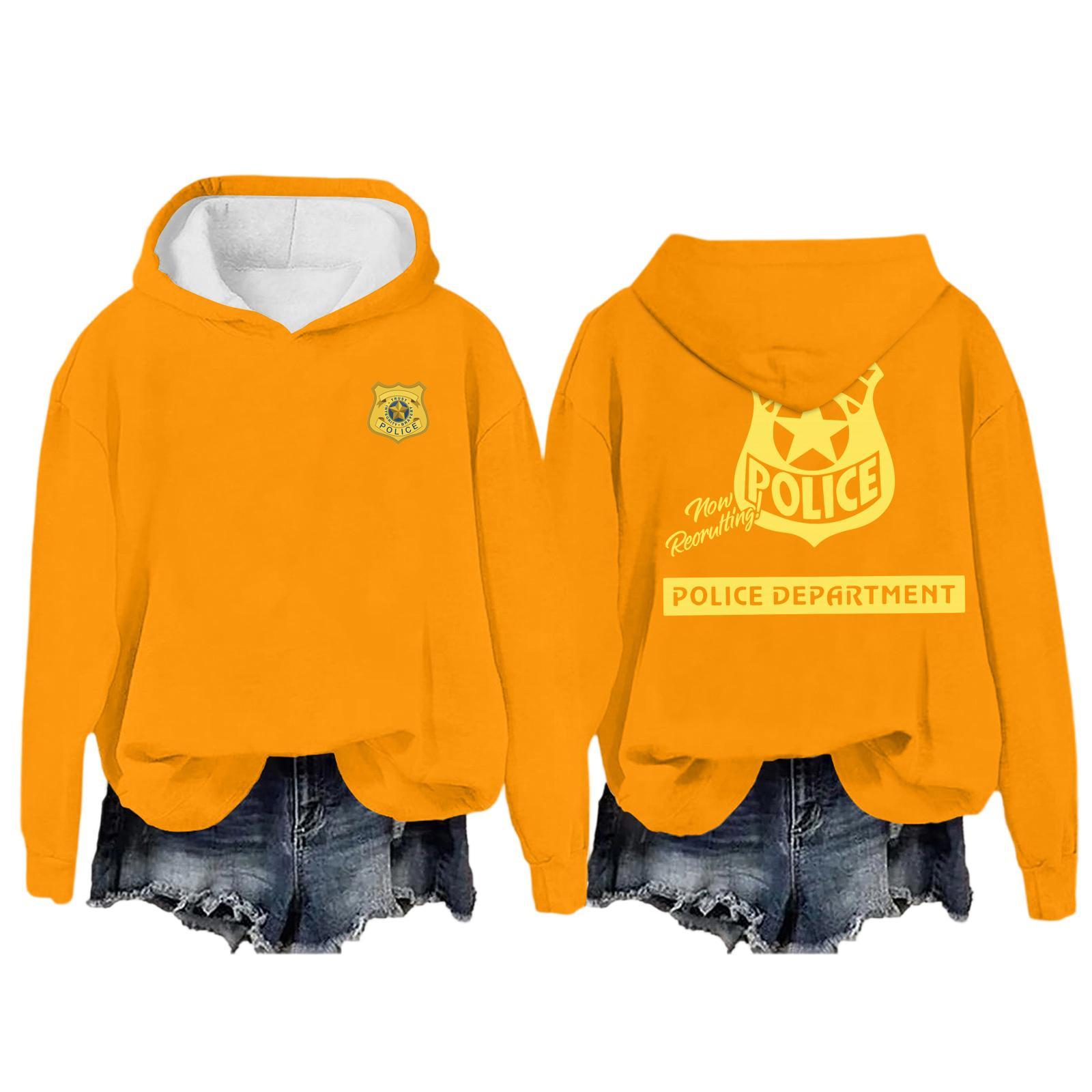 

Women s Casual Long-Sleeved Pullover Hoodie With Print XL