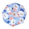 MAYDU Triple-Fold UV Protection Sun & Rain Umbrella - Yulan Illustration
