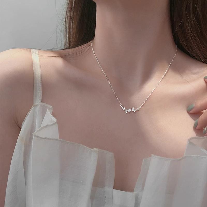 Necklace Female Year Apricot Leaves Light Luxury Premium Valentine's Day Gift for Girlfriend