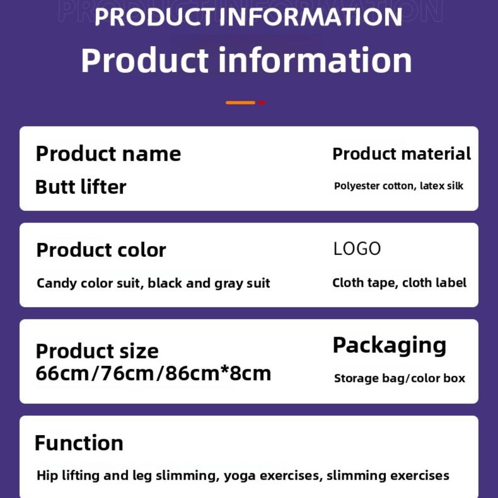 Squat hip resistance band Polyester cotton yoga body tension band indoor fitness hip lifting ring elastic band