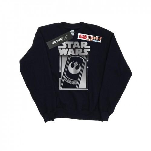 Star Wars Womens/Ladies The Last Jedi Frame Metallic Sweatshirt