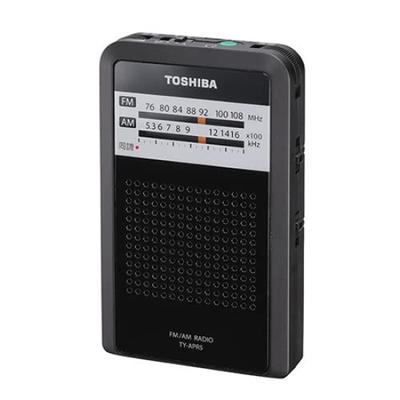 Rádio de bolso TOSHIBA com luz LED TY-APR5-K (Preto)
