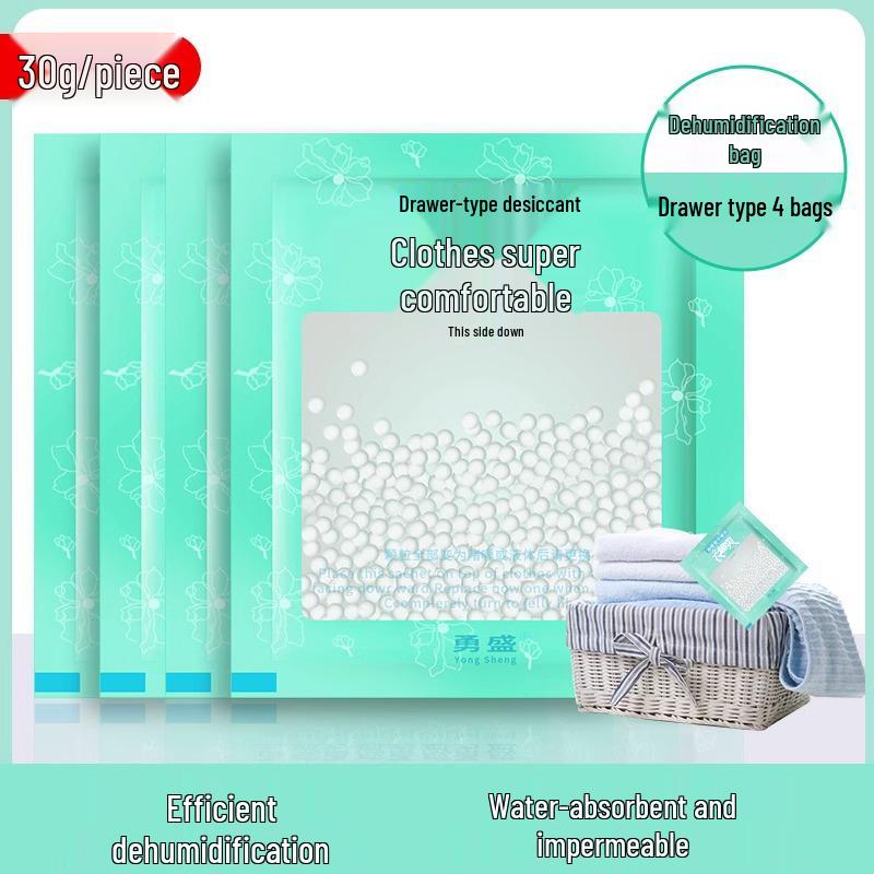 Aromatic Leak-Proof Dehumidifying Bag for Wardrobes and Shoes - Moisture & Mold Resistant Storage Solution