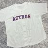 New Vintage Astros 3D Print Baseball Jersey