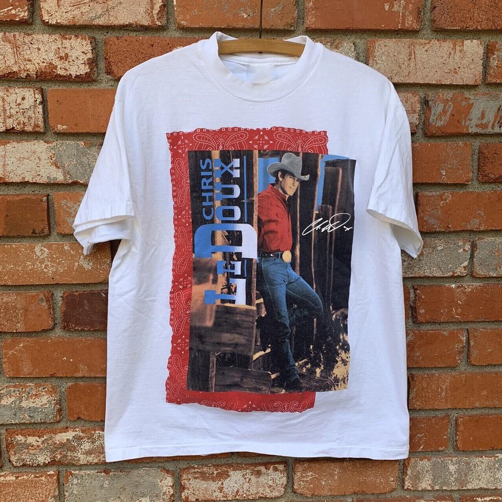 

Chris Ledoux Country Tour Shirt Short Sleeve White Unisex All Size S-234XL Unisex T-Shirt XL