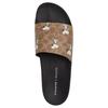 Coach Peanuts X  Round Toe Snoopy Print Slide Sandals Men Footwear Brown CBR44-TN2