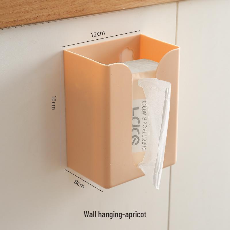 

Sleek Punch-Free Wall-Mounted Tissue Box