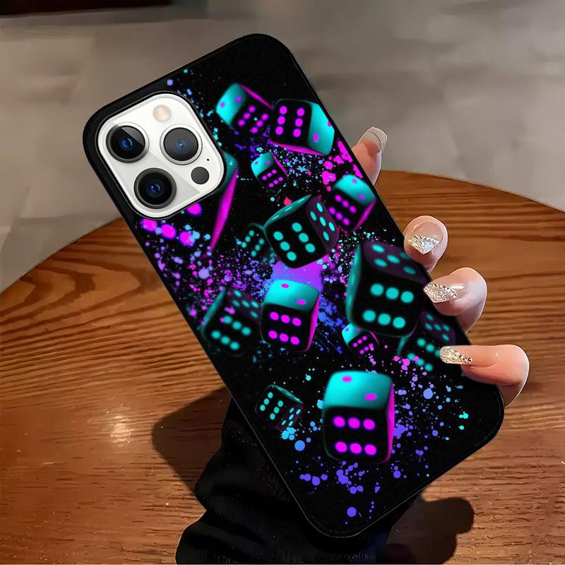 Glückswürfel Handyhülle Für iPhone 17 Air 16 15 14 13 12 11 Pro Max Max Plus Bumper Case Hülle
