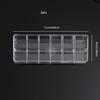 Clear 12 Grid Lipstick Stand Case Makeup Organizer Storage Box Lipstick Display Stand Holder Cosmetic Jewelry Organizer Box