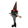 TEMU Halloween long legs faceless old man midget broom goblin doll ornament