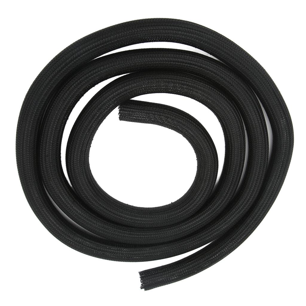 10FT Split Wire Loom Tubing Black 25MM Self Rolling High Temperature Resistance Sleeves For Automoti