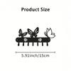 Butterfly Wall Hook Decorative Hanger for Keys Bag Clothes Storage