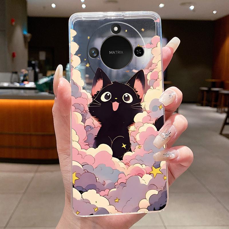 Casing For Honor X9c Smart 5G Luxury Dragon Cute Cool Boys Girls Phone Case Back Cover Honor X9cSmart Transparent Soft TPU Shell