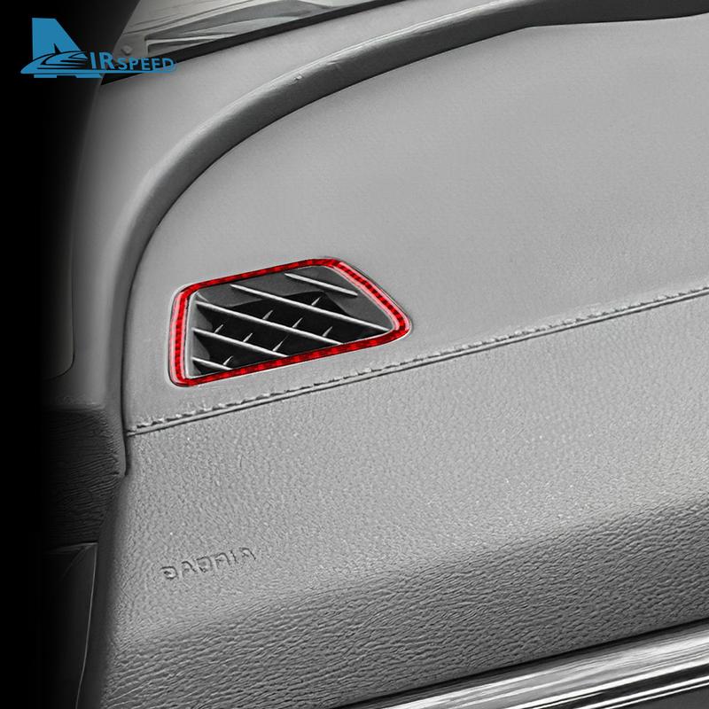 Real Soft Carbon Fiber Sticker For Kia Sportage   2024 2025 LHD RHD Car Air Vent Outlet Frame Interior Trim Accessories