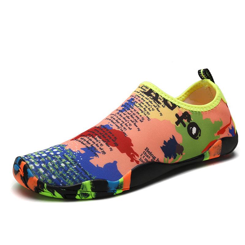 Cross-Border Hot-Selling Water Shoes: River Tracing, Quick-Dry, Couple's Beach, Breathable Non-Slip, One-Piece Design