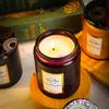 Embossed Handmade Soy Wax Scented Wedding Candle Favors - Smokeless Plant Wax Cup.