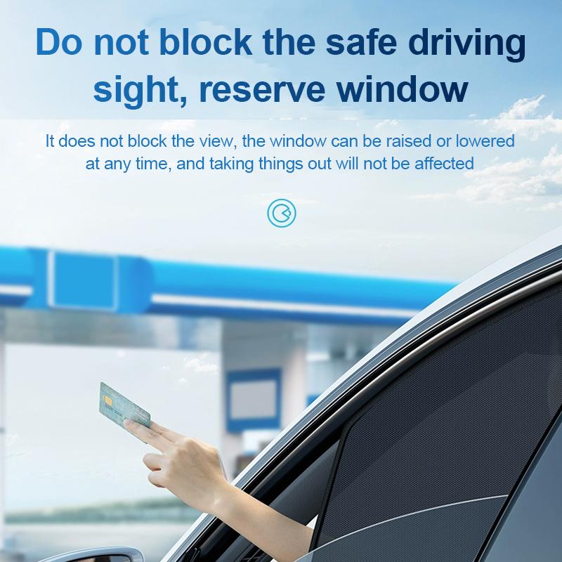Car Sun Shades For Kia EV6 CV 2022 2023 2024 2025 Sunshades Magnetic Heat insulation Visor Mesh Window Curtains Auto Accessories