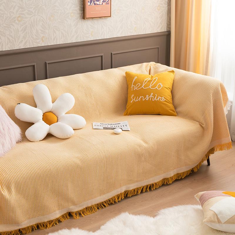 Nordic Style Full Sofa Cover Blanket for Living Room