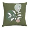 Simple Plant Pattern Decoration Home Small Fresh Fashion Pillowcase Decorative Pillowcase Cushion Cartoon Square