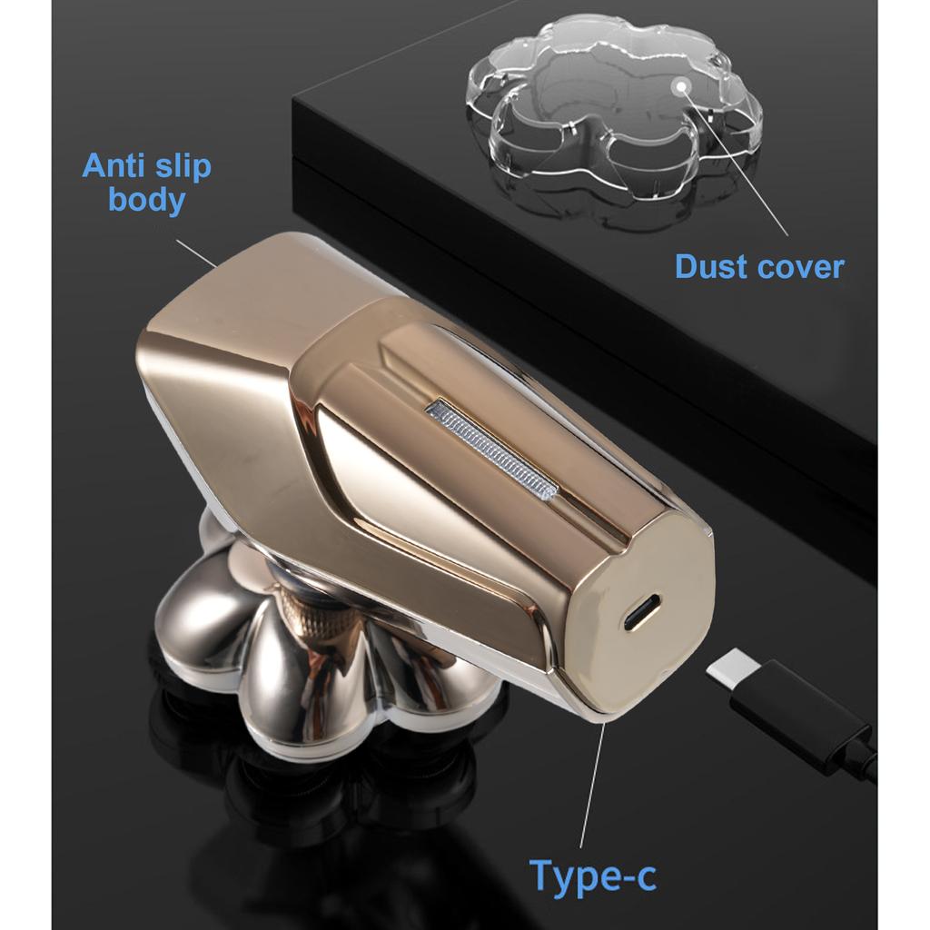 7 Electric Floating Shaving Hds, Coiper Brd   Facial  r, Nose Trimmer, IPX7 Washable, USB Rechargble, LCD Display