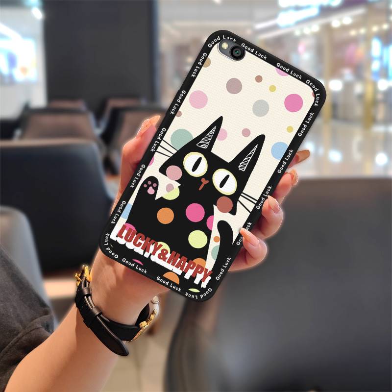 Cartoon Full Wrap Phone Case For Xiaomi Redmi GO Cute Protective Shockproof Silicone Graffiti Anti-knock Dirt-resistant