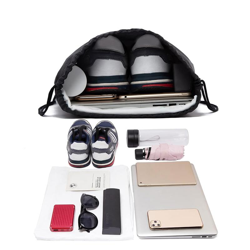 1pcs  Unisex Drawstring Backpack Bulk String Sackpack for Men And Women Gym Travel Sports Water Resistant Lightweight