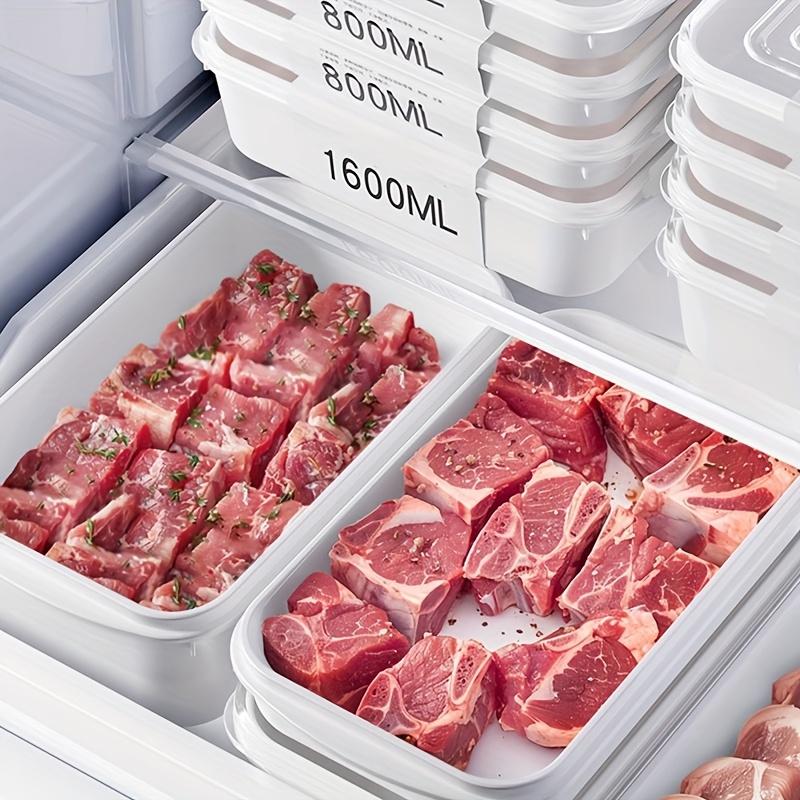 Lebensmittelechte Kühlschrank-Aufbewahrungsbox Küche Luftdichter Behälter Gefrierfach Obst- und Gemüse-Aufbewahrungsbox