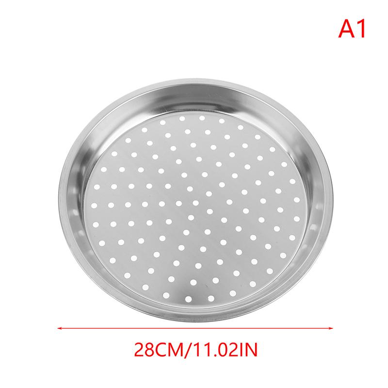 

28/30/32/34 см нержавеющая сталь круглая пароварка прочный противень для пельменей рыба утолщенный пароварка кухонные гаджеты для приготовления пищи 28CM