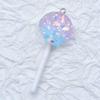 Two-Color Resin Glitter Star & Seashell Lollipop Earrings/Pendant DIY Accessories