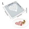 Antihaft Backform mit Druck Einfache Entformung Handwaschbar Manuelle Entformung DIY Dessert Dekoration