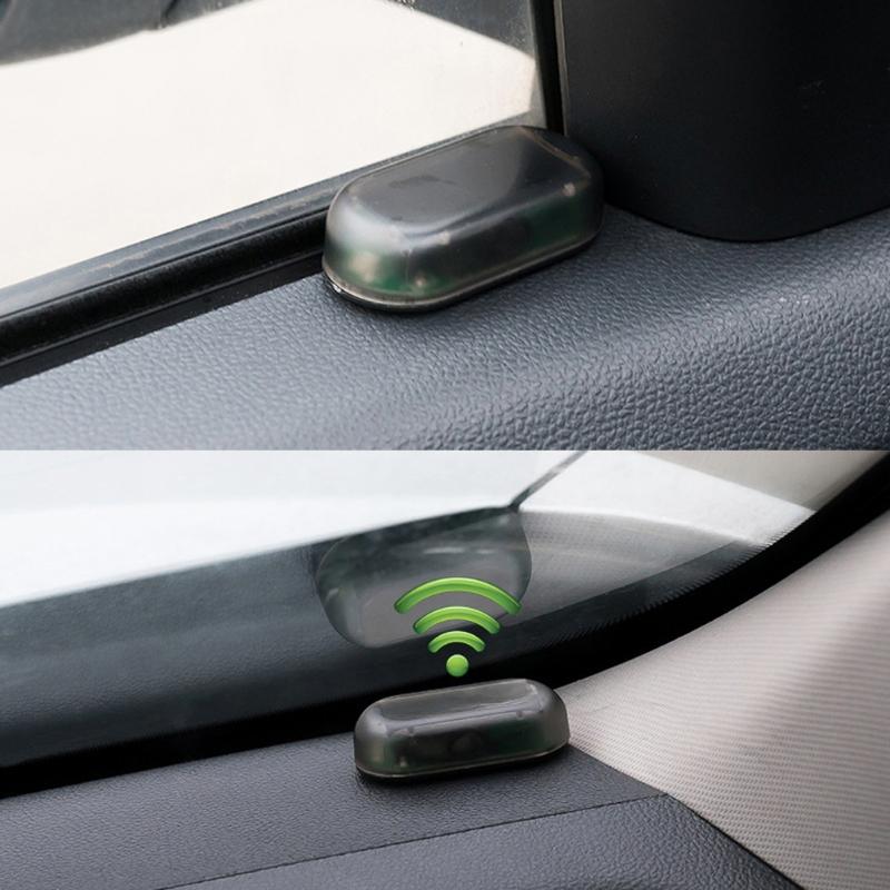 Solar Powered Car Alarm Light Anti-theft Warning Light Car Blinking Flash Light