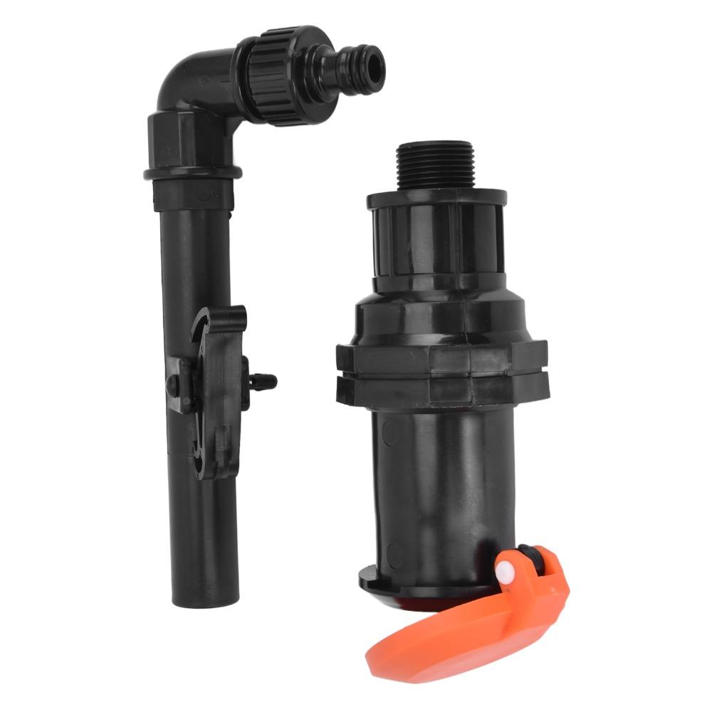 Plastic Hose Water Intake Connector Black Plastic Hose Quick Coupler Valve  Lawns
